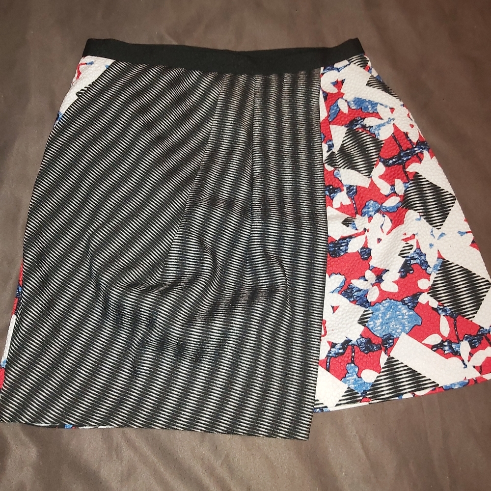 Peter Pilotto Mixed Print Skirt